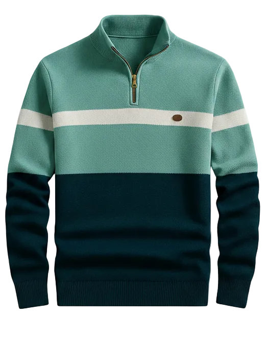 John | Men’s Quarter-Zip Knit Sweater