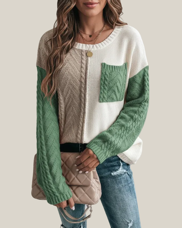 Meadowlyn | Women’s  Crew Neck Knit Sweater