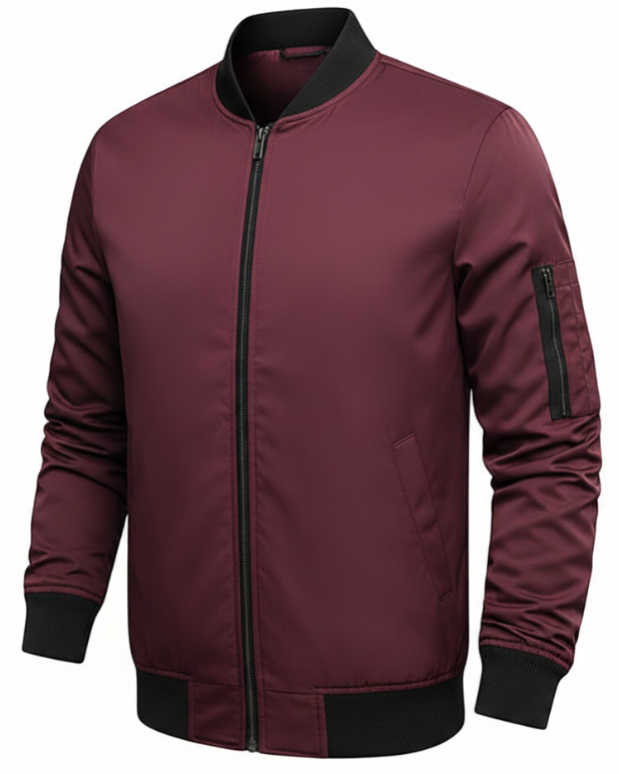 Kellan | Men’s Zip-Up Bomber Jacket