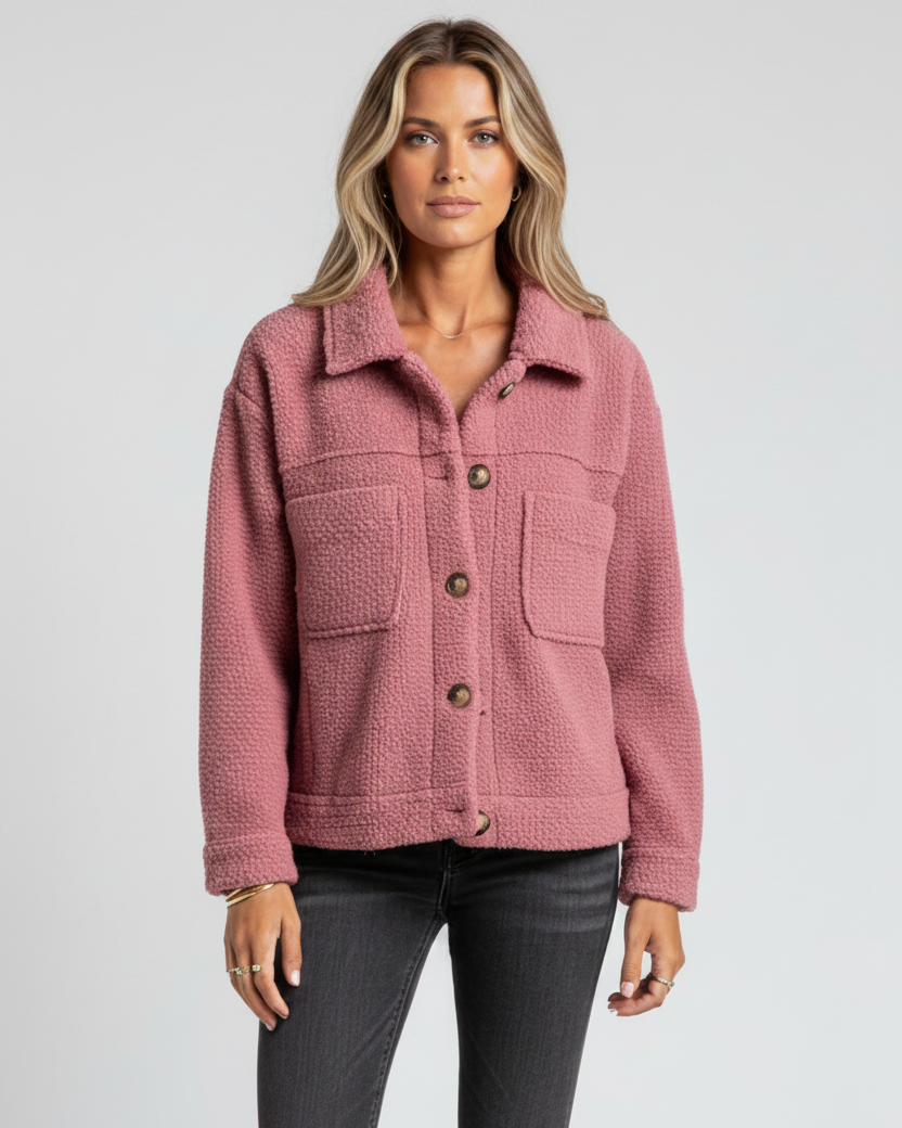 Elowyn | Women’s Button-Front Cropped Jacket