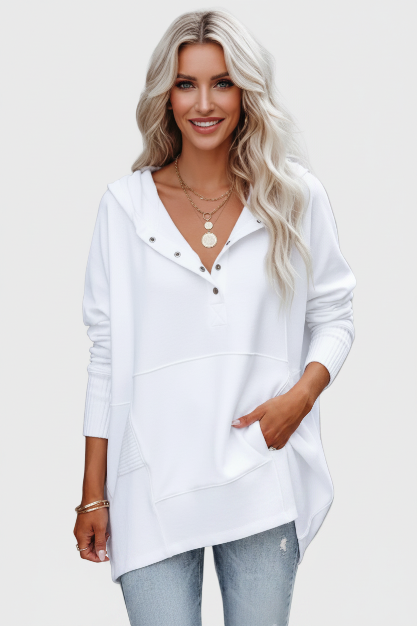 Averie | Women’s Neck Long Sleeve Hoodie