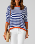 Marley | Women’s Striped Crew Neck Sweater