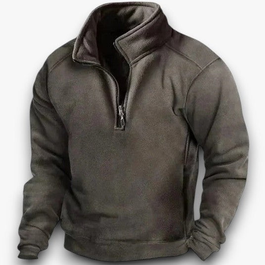 Xian | Men’s Quarter-Zip Winter Sweater