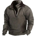 Xian | Men’s Quarter-Zip Winter Sweater