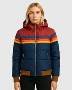Cersey | Women’s Colorblock Hooded Puffer Jacket