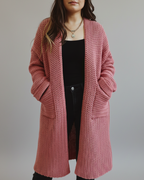 Ansleigh | Women’s Chunky Knit Open Front Cardigan