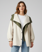 Arya | Women’s Oversized Hooded Windbreaker Jacket
