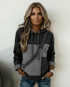 Cercy | Women’s Colorblock Pullover Hoodie