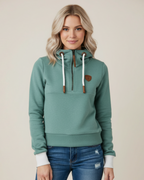 Cressida | Women’s Half Zip Mock Neck Hoodie