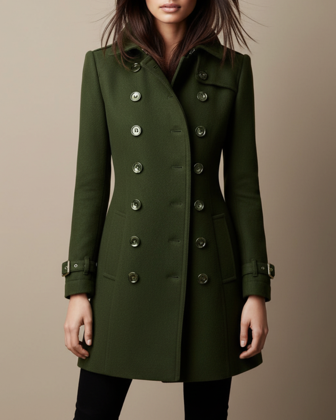 Marcella | Women’s Double Breasted Long Coat