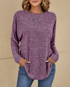 Cressina | Women’s Relaxed Fit Crew Neck Long Sleeve Jumper