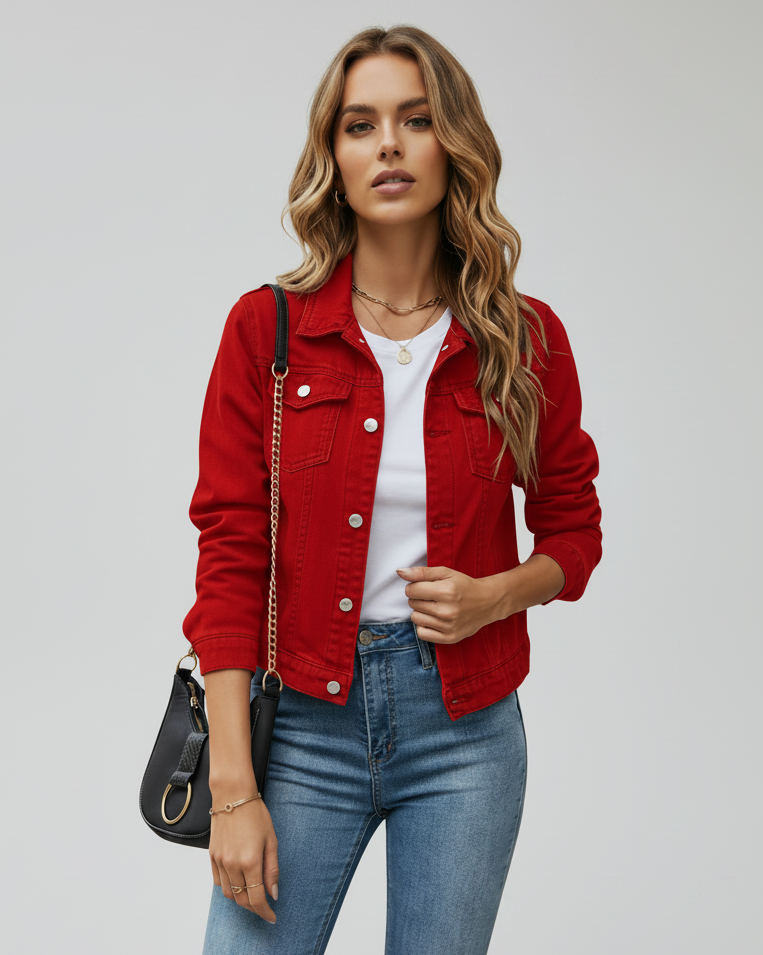 Tinsley | Women’s Cropped Denim Jacket