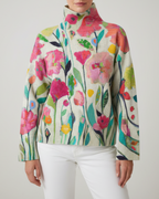 Ginny | Women’s Floral Turtleneck Sweater