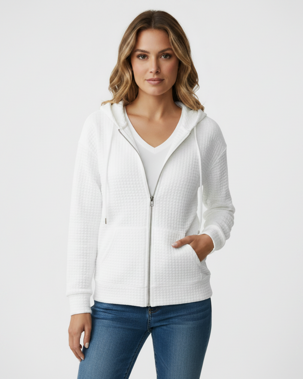 Janeth | Women’s Quilted Zip Front Jacket