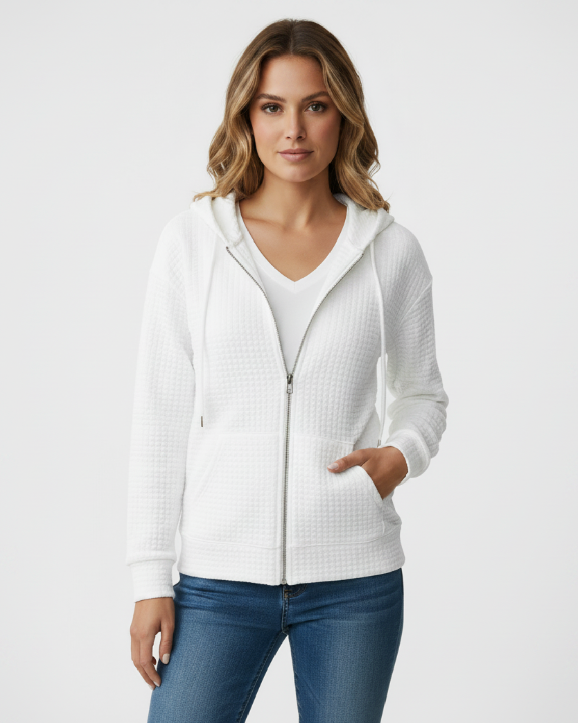 Janeth | Women’s Quilted Zip Front Jacket