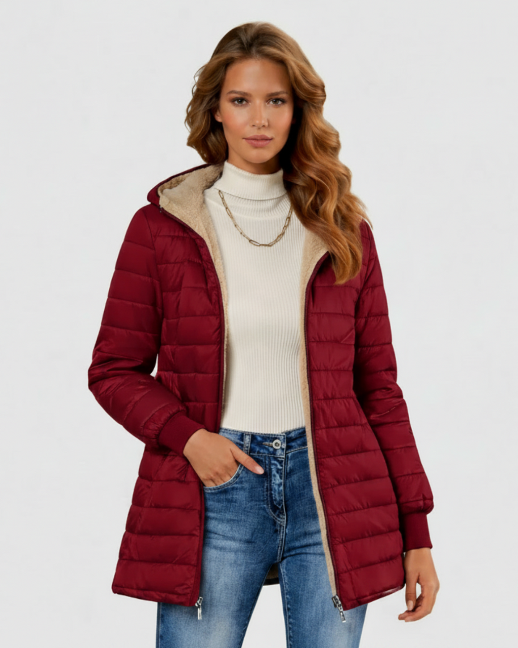 Rowella | Women’s Hooded Quilted Puffer Jacket
