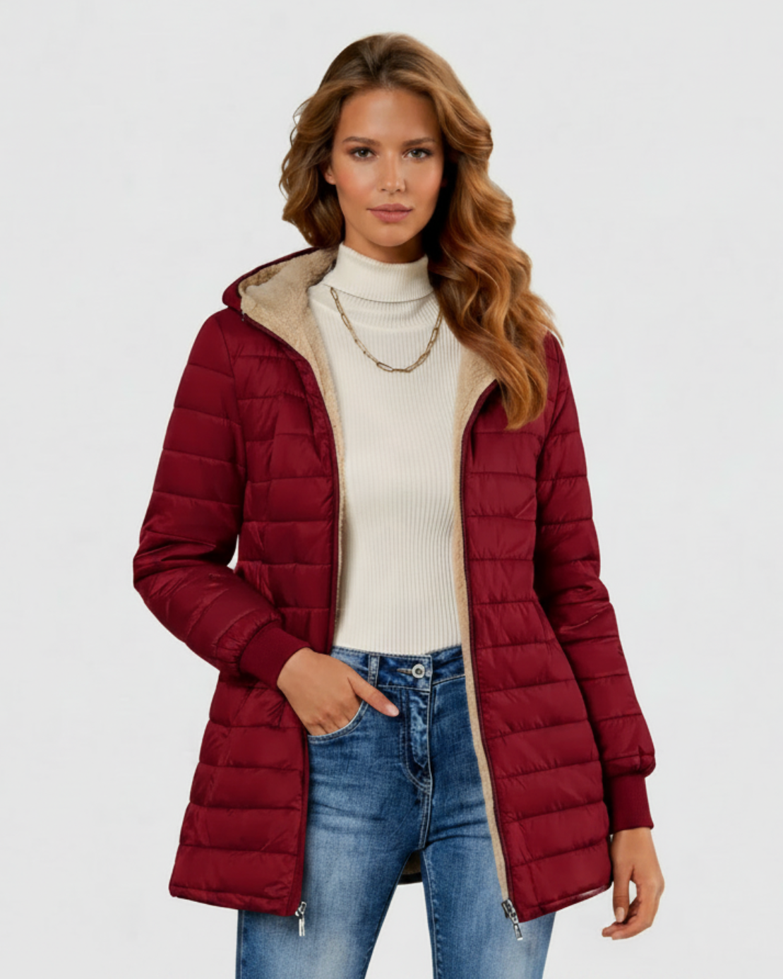 Rowella | Women’s Hooded Quilted Puffer Jacket