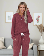 Arielleth | Women’s Ribbed Loungewear Set