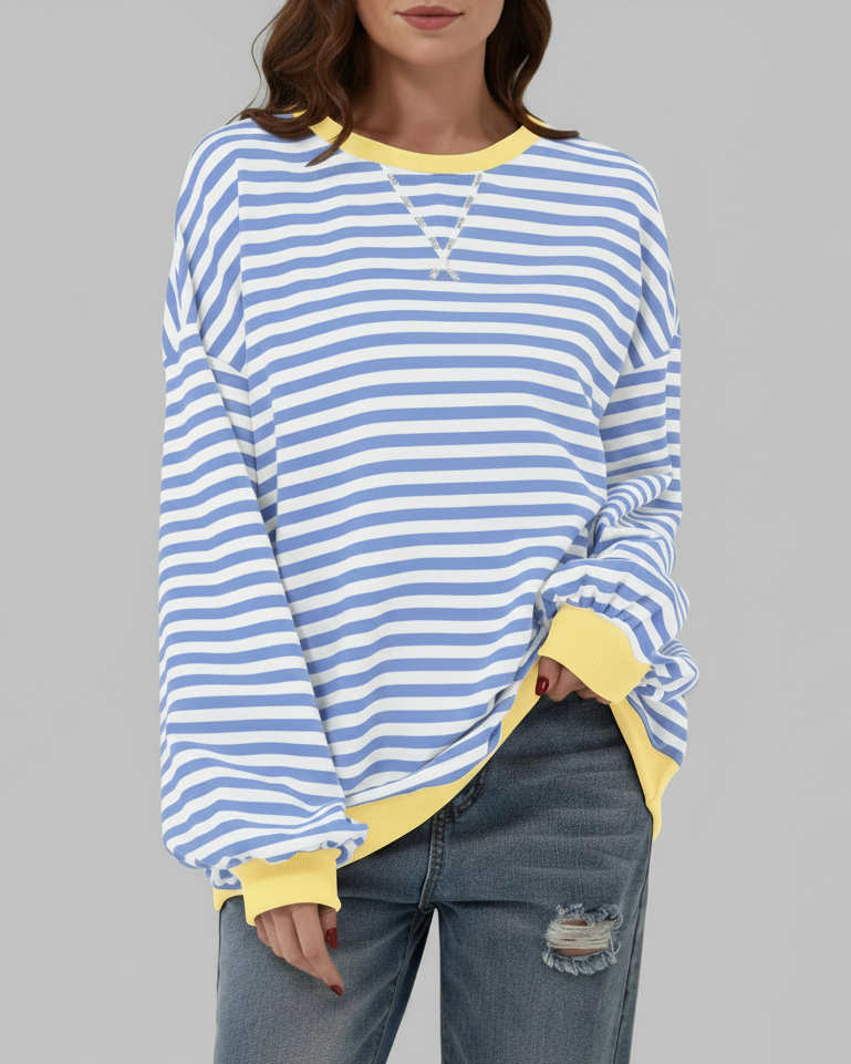 Denise | Women’s Oversized Striped Sweater