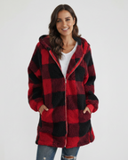 Daisy | Women’s Plaid Hooded Jacket