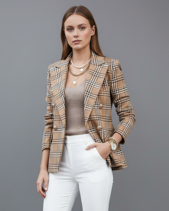 Palmer | Women’s Textured Lapel Blazer