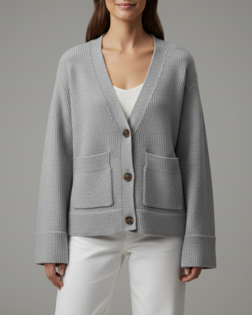 Laurel | Women’s V Neck Pocket Cardigan