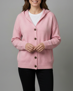 Neria | Women’s Hooded Button Cardigan
