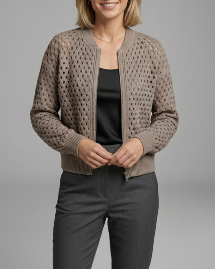 Brynlee | Women’s Cut Out Knit Cardigan
