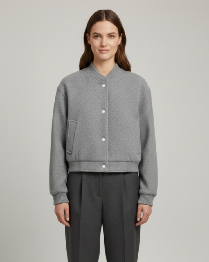 Rowena | Women’s Cropped Snap Jacket