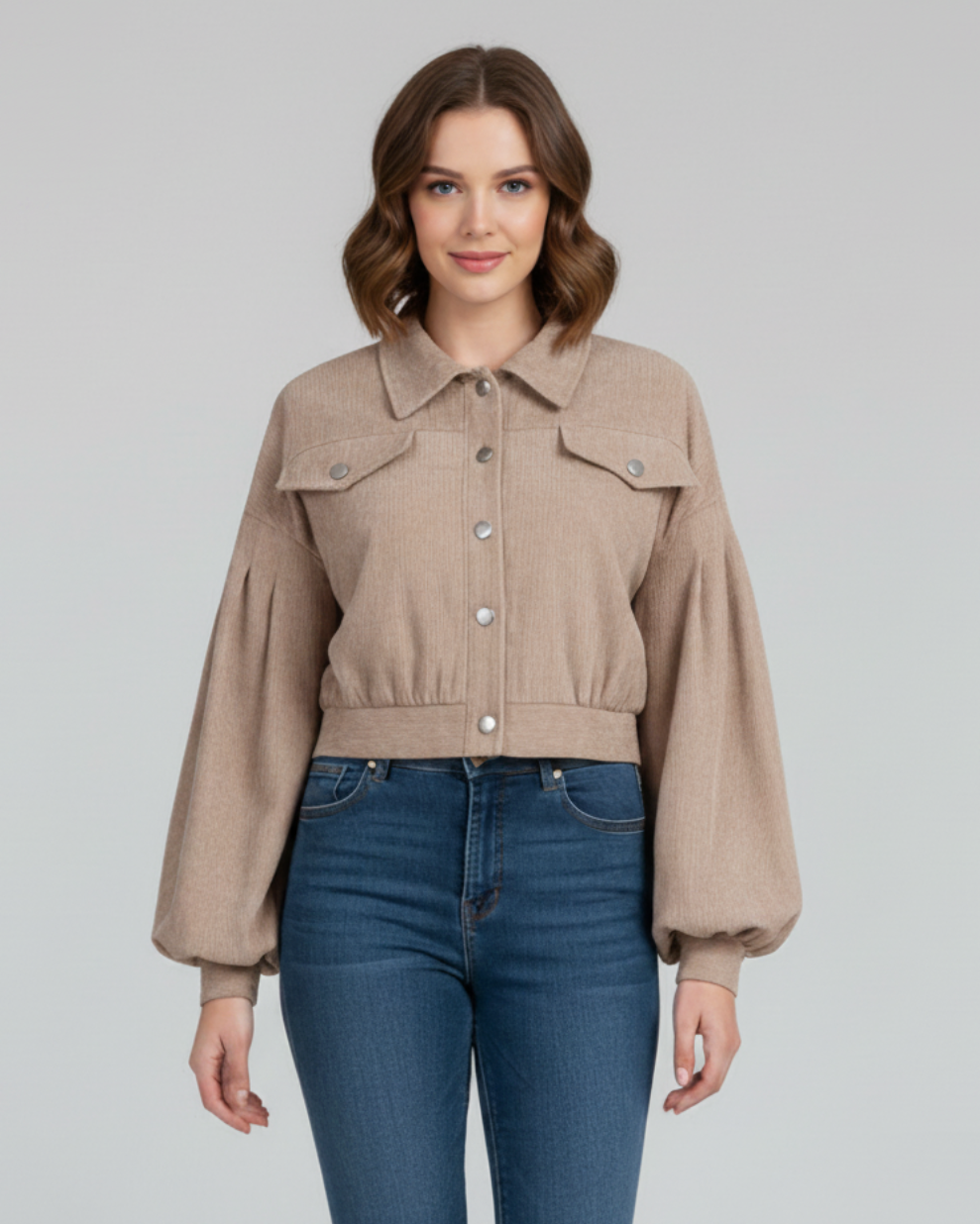 Novella | Women’s Cropped Zip Jacket