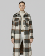 Bea | Women’s Checked Button Coat