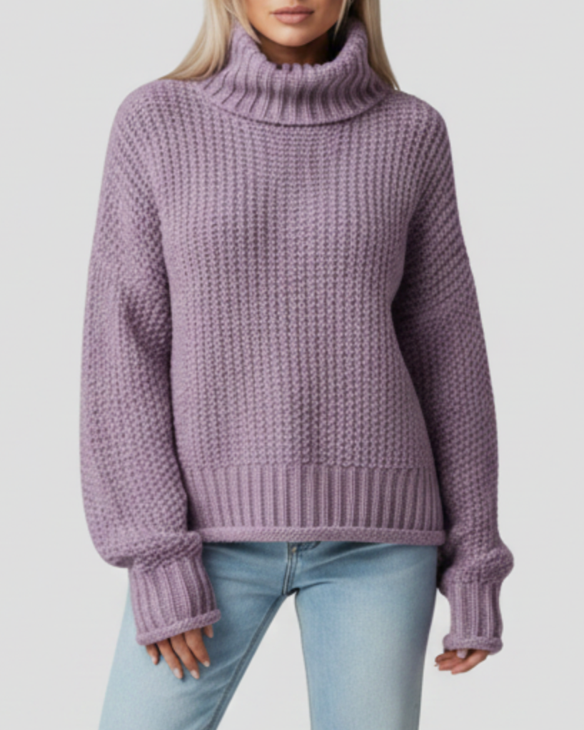 Avalora | Women’s Textured Turtleneck Sweater