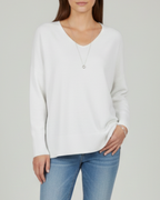 Kyla | Women’s V Neck Dropped Sweater