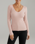 Lysandra | Women’s V Neck Long Sleeve Sweater