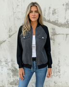 Nikki | Women’s Denim Sherpa Jacket