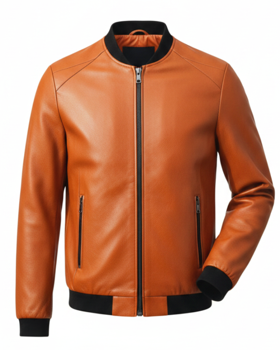 Talon | Men’s Leather Bomber Jacket