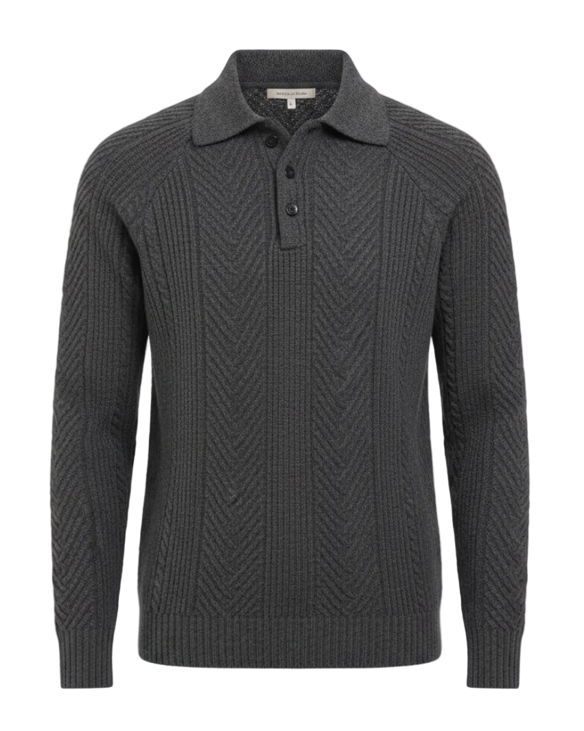 Cormac | Men’s Collared Knit Sweater
