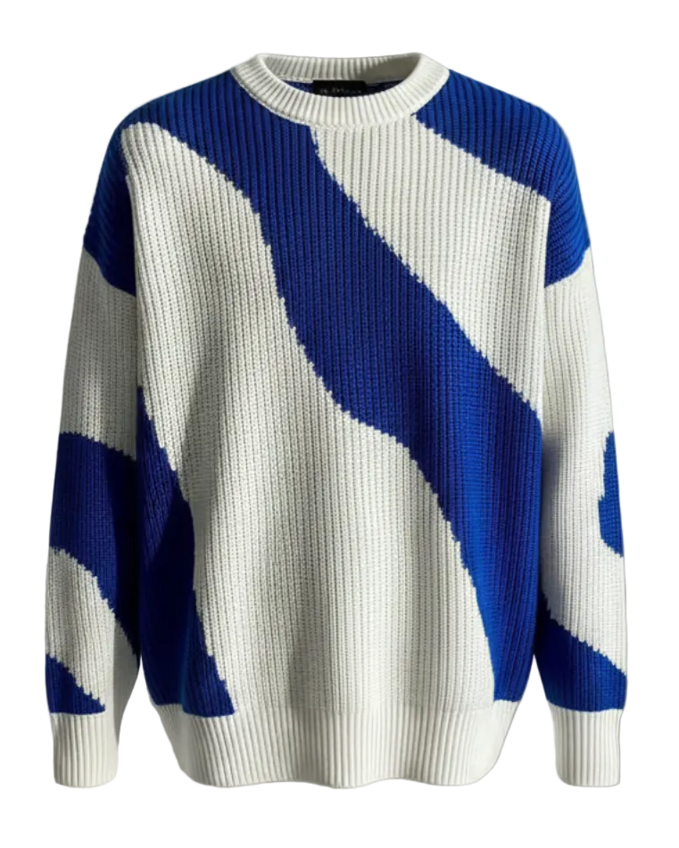 Graham | Men’s Wave Pattern Sweater