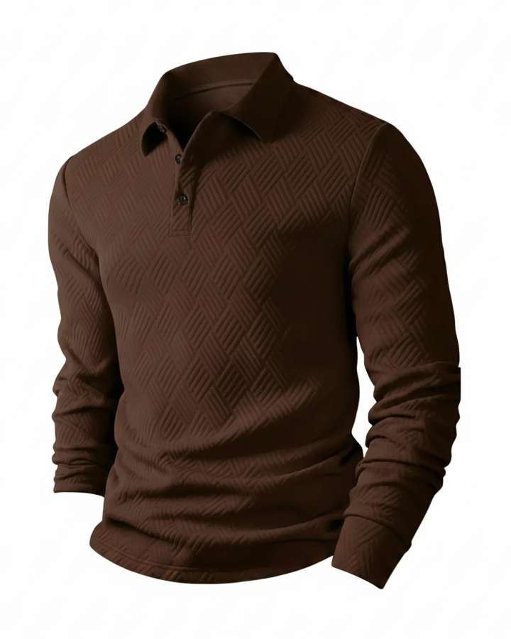 Wesley | Men’s Long Sleeve Polo Sweater