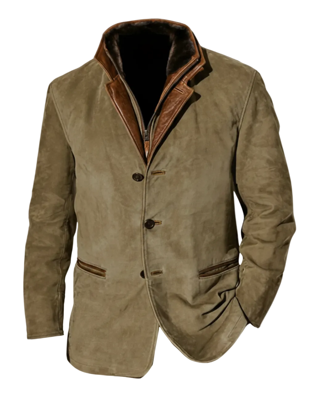 Thayer | Men’s Tailored Suede Jacket