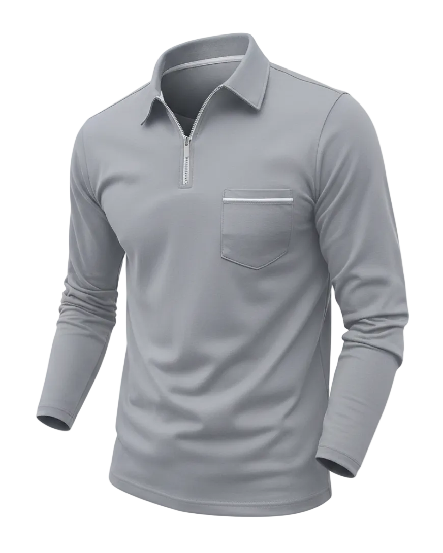 Talon | Men’s Quarter Zip Polo Sweater