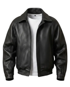 Hayes | Men’s Leather Zip Jacket