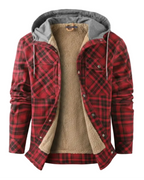 Redford | Men’s Plaid Hooded Jacket