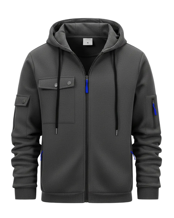 Zayden | Men’s Hooded Zip-Up Jacket