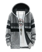 Quade | Men’s Hooded Zip-Up Knit Jacket