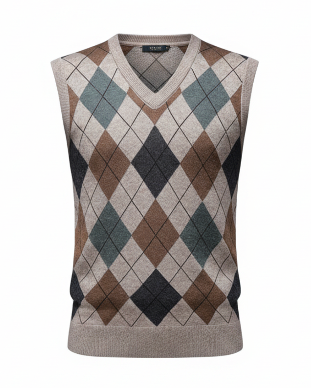 Quinlan | Men’s Argyle V-Neck Vest