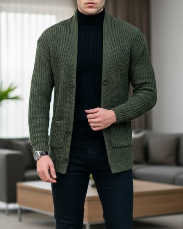 Tristan | Men’s Relaxed-Fit Knit Cardigan