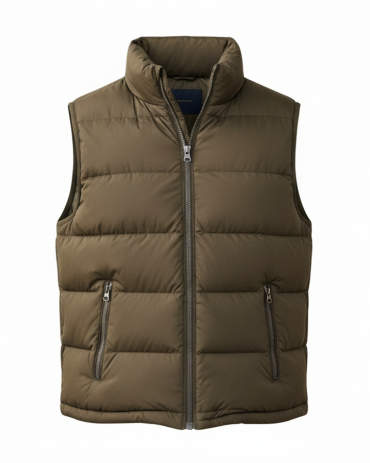Braxton | Men’s Quilted Zip-Up Vest