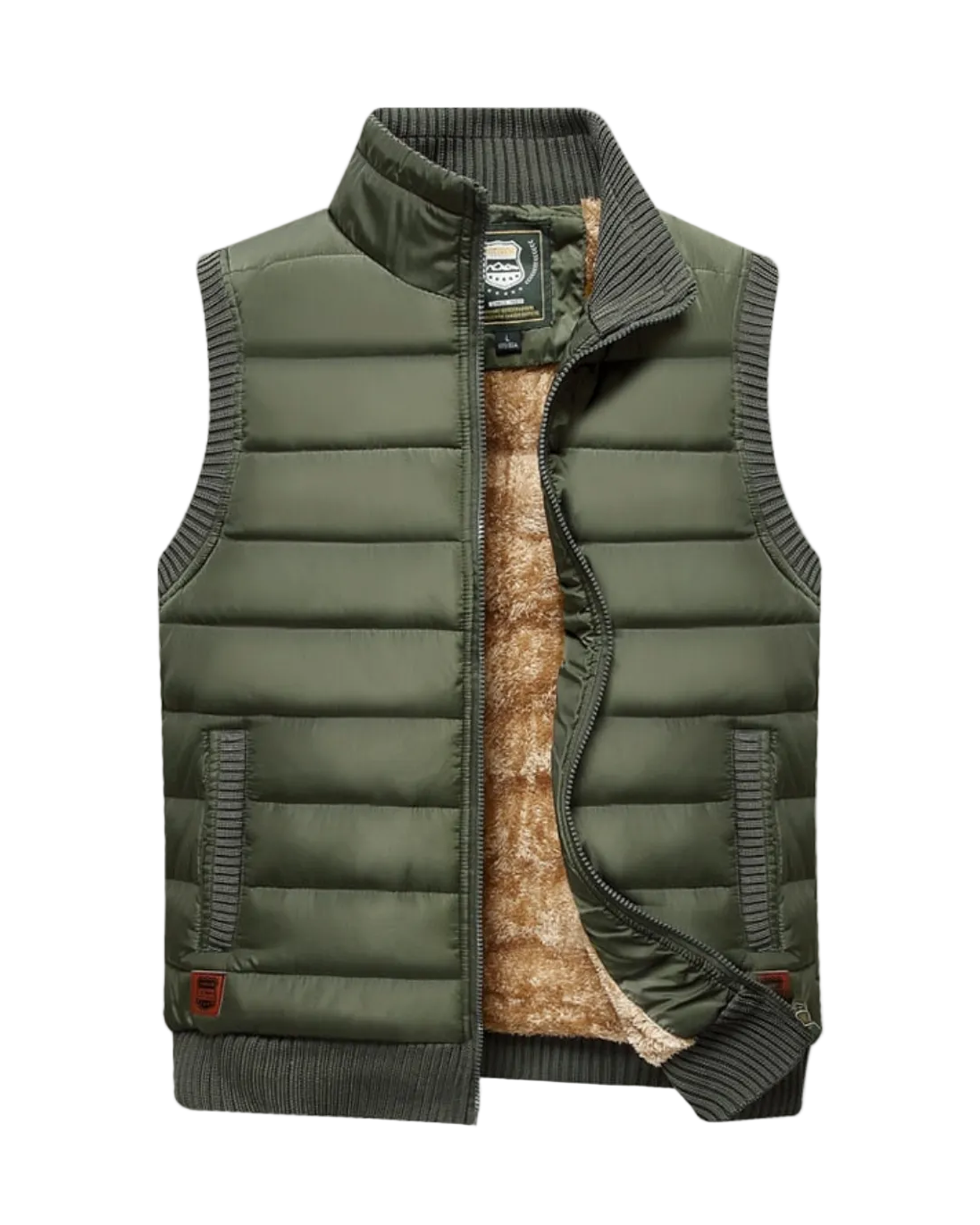 Avery | Men’s Fur-Lined Padded Vest