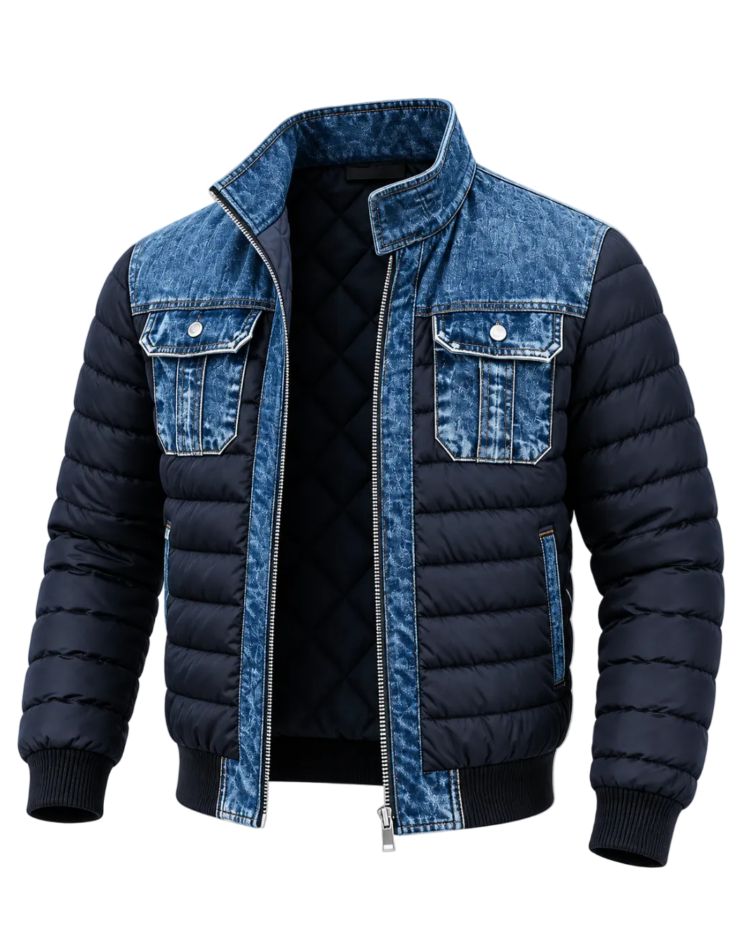 Breckin | Men’s Puffer Bomber Jacket